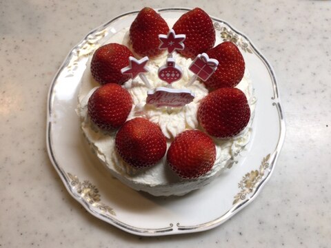 クリスマスケーキ〜チョコスポンジver.〜